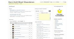 Desktop Screenshot of kernzuidwestvlaanderen.be